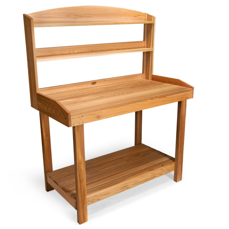 Union Rustic Ardoin Cedar Potting Bench & Reviews Wayfair.ca